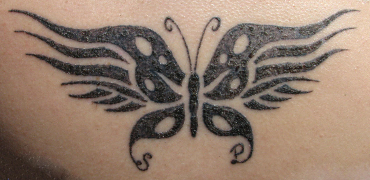 Phoenix Butterfly Tattoo by