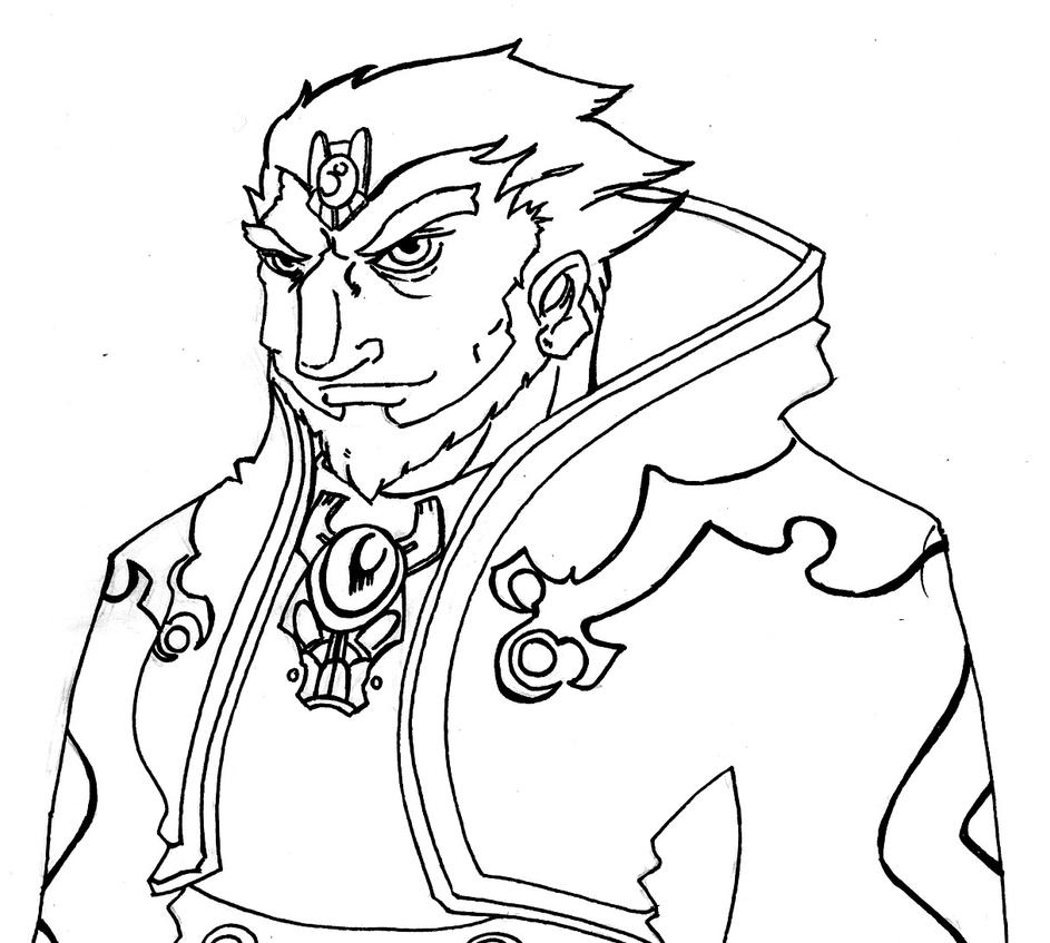 ganondorf coloring pages - photo #5