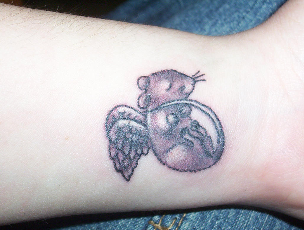 Rat Angel Tattoo by
