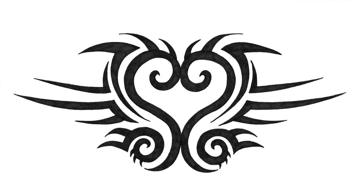 Heart Series-5 - shoulder tattoo
