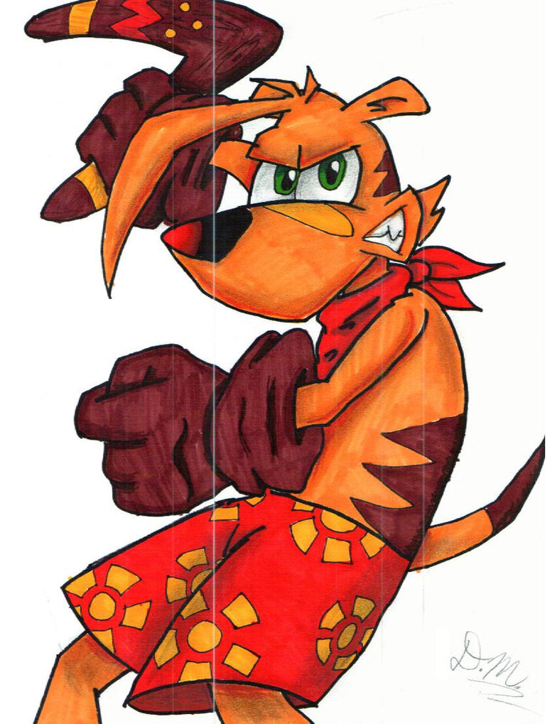 TY the Tasmanian Tiger by winded-wolf on DeviantArt