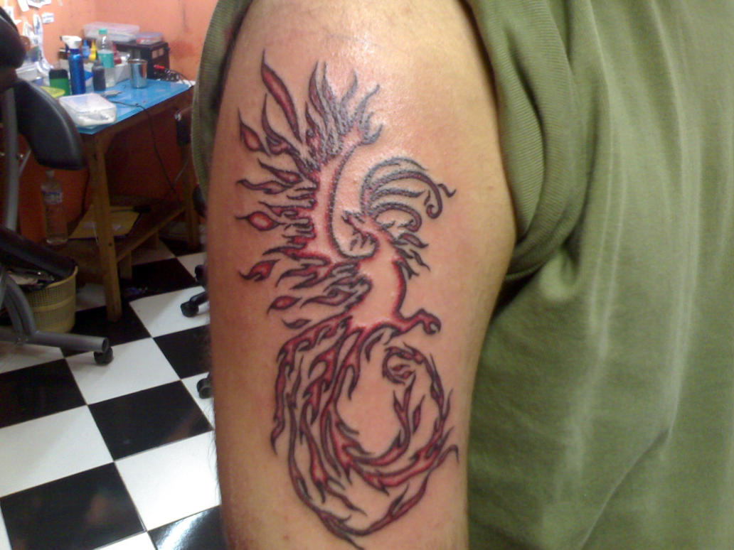 my phoenix tattoo by