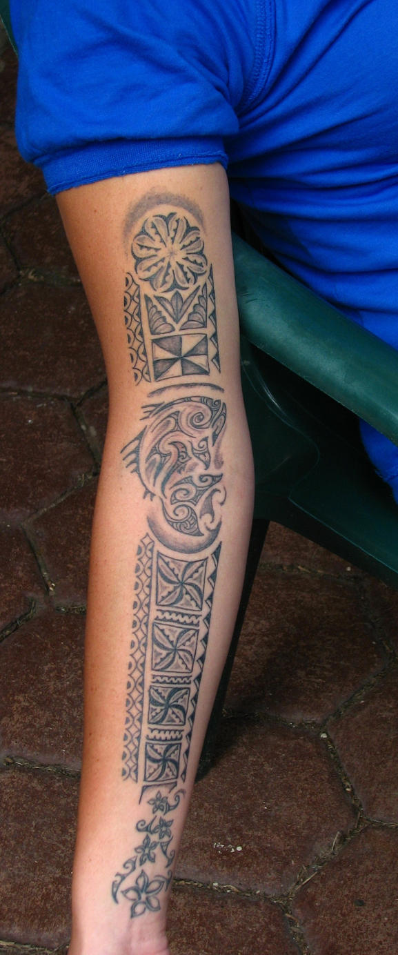 Cook Island Forearm Tattoo