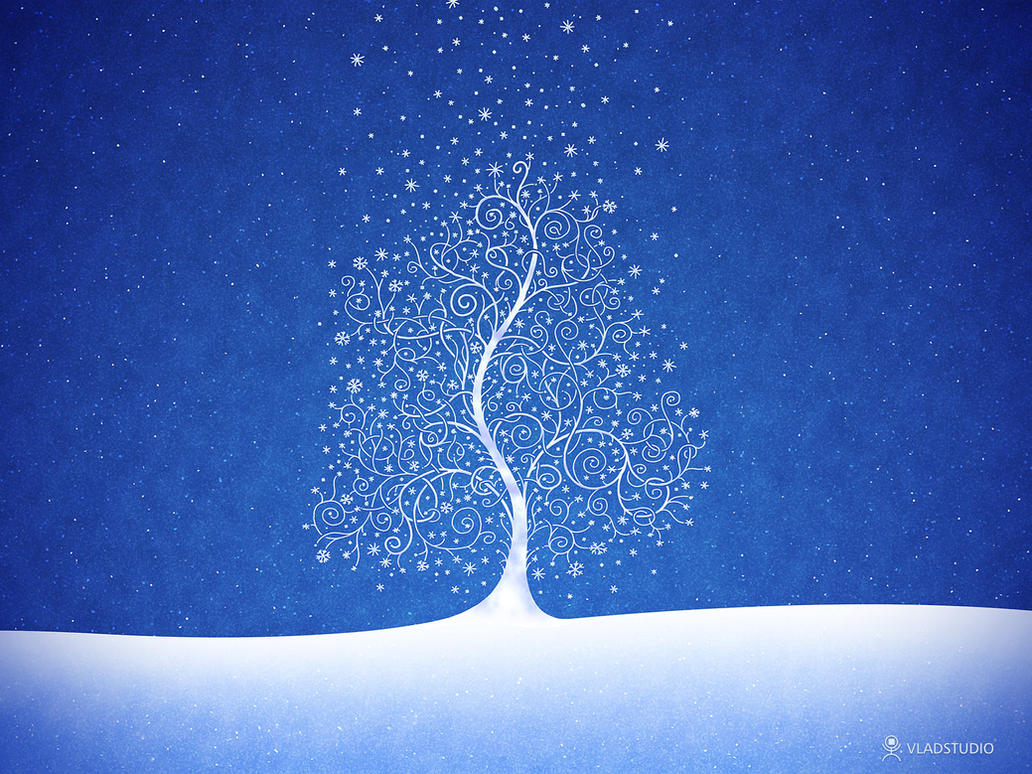 Snowflakes, Merry Christmas HD Wallpaper