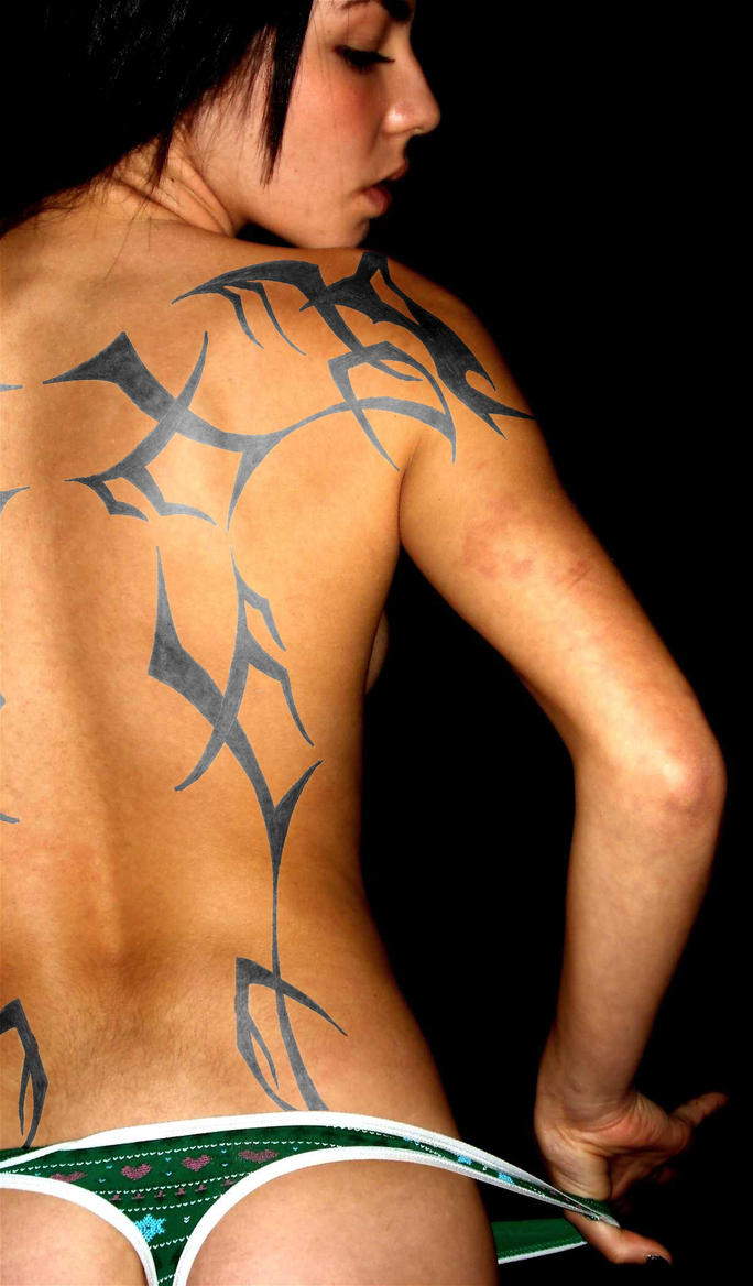 Absinthe Jeweled - shoulder tattoo