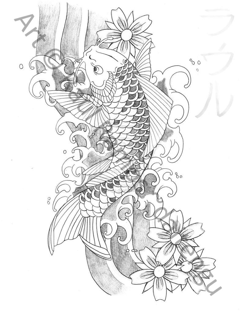 Japanese Koi Fish Tattoo Designs Gallery 26