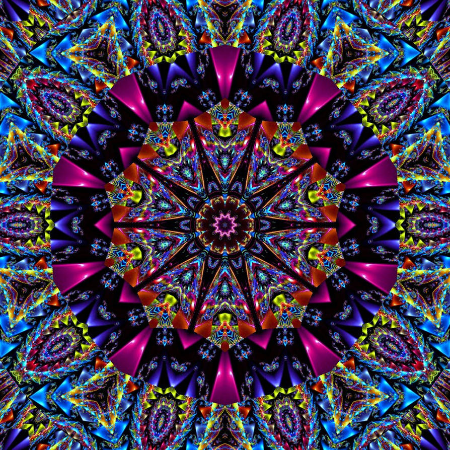 Color Me Vivid Kaleidoscope by TastesLikePurple