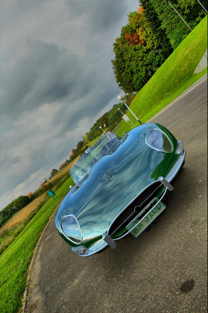 Jaguar EType 1961 HDR Render