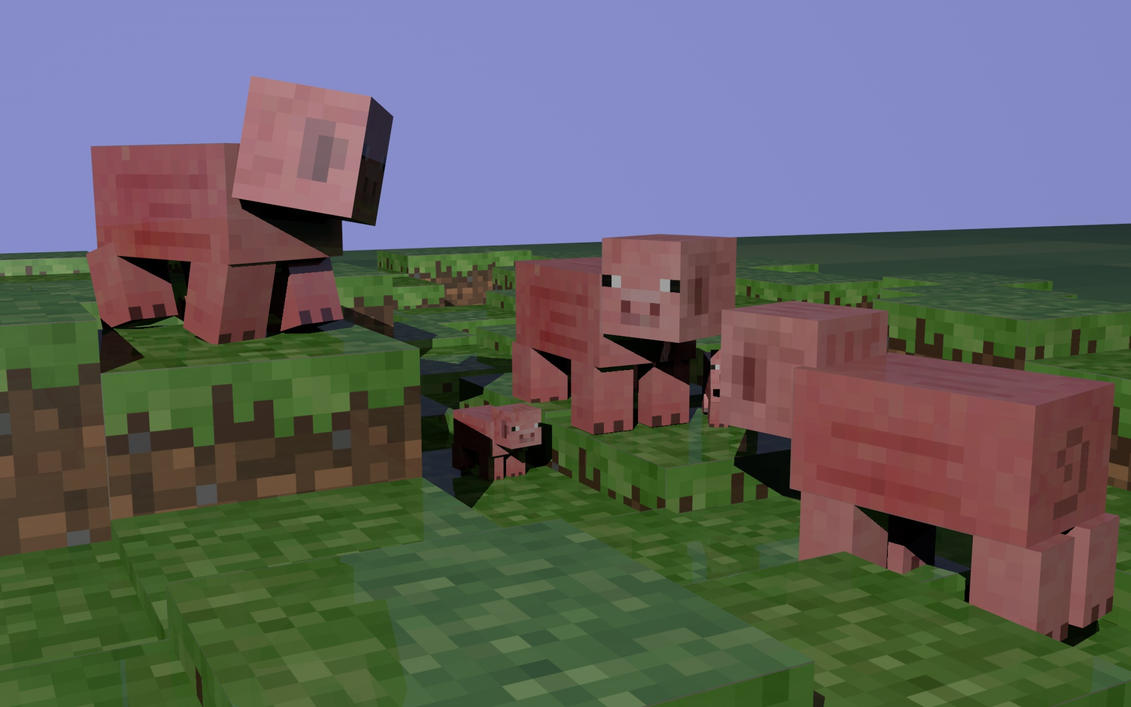 Minecraft Pig by Mooldo on DeviantArt