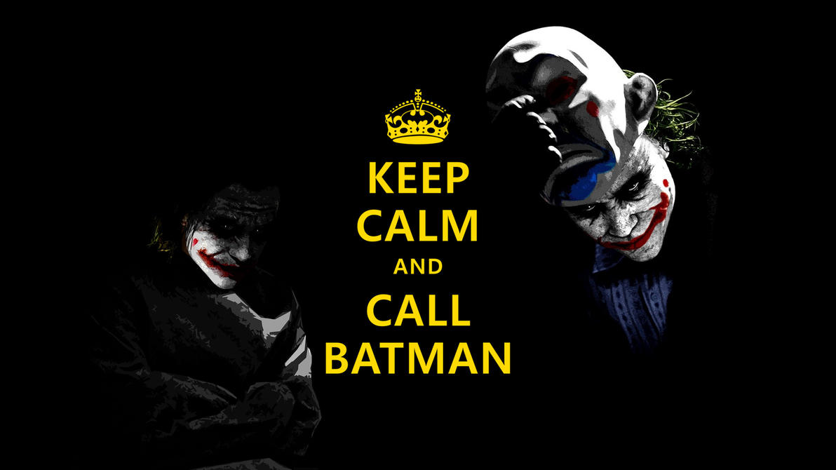 Keep Calm And Call Batman by AfterMaster