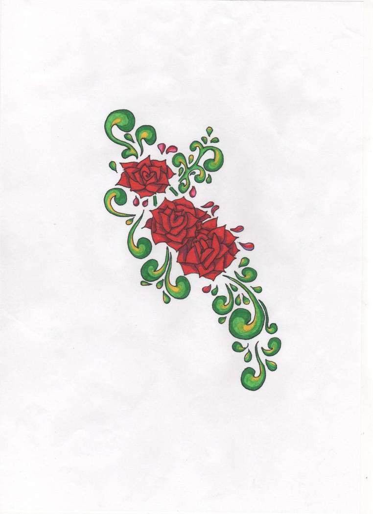 Rose tattoo by TammyLlewella16 on deviantART