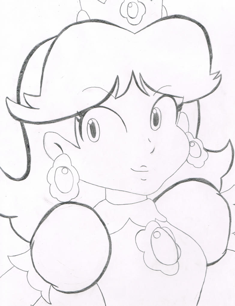 daisy mario coloring pages - photo #32