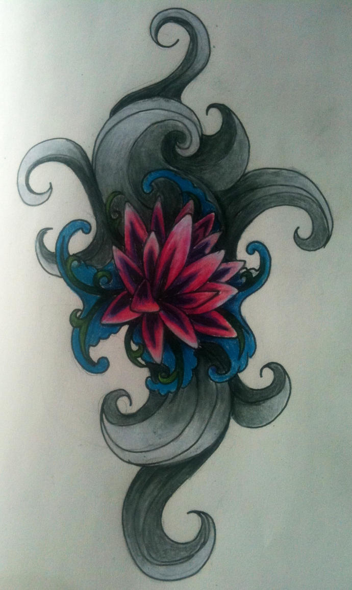 pink lily tattoo | Flower Tattoo