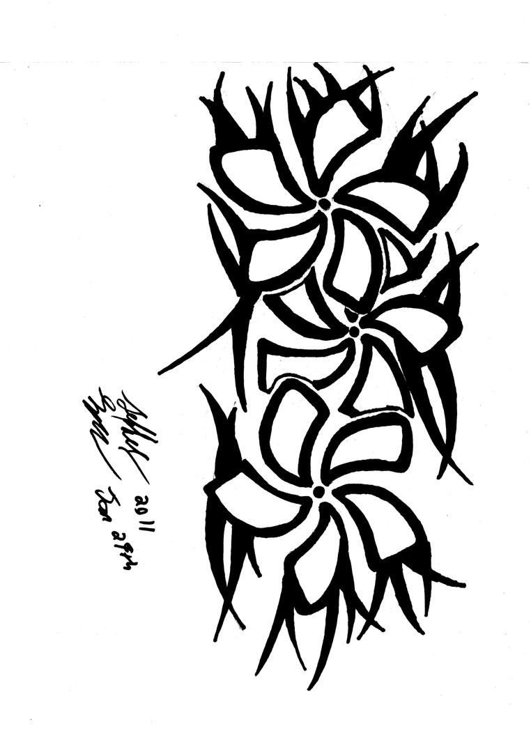 frangipani flower doodle | Flower Tattoo