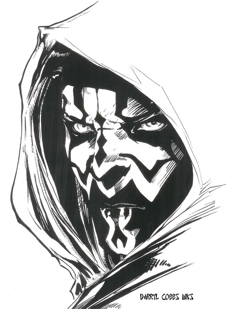 darth maul face coloring pages - photo #16