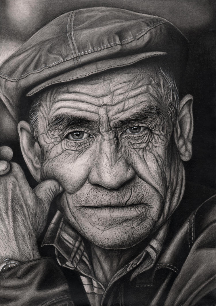 'OLD MAN' graphite drawing by Pen-Tacular-Artist on DeviantArt