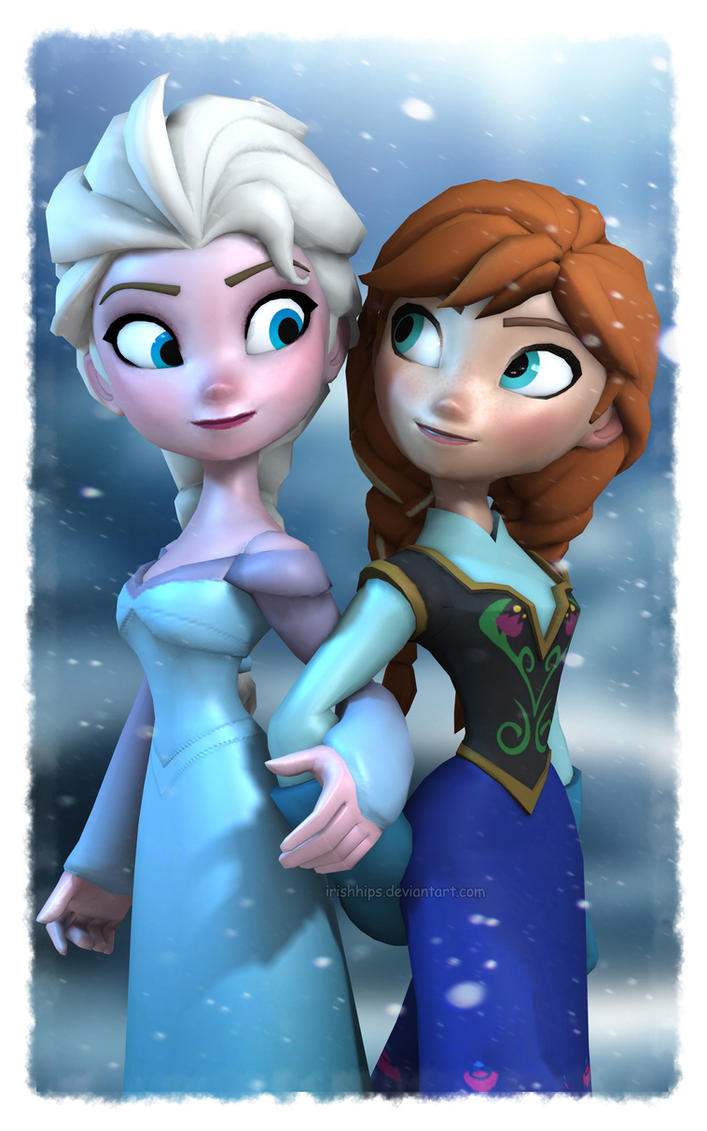 Disney's Frozen - Elsa and Anna by Irishhips