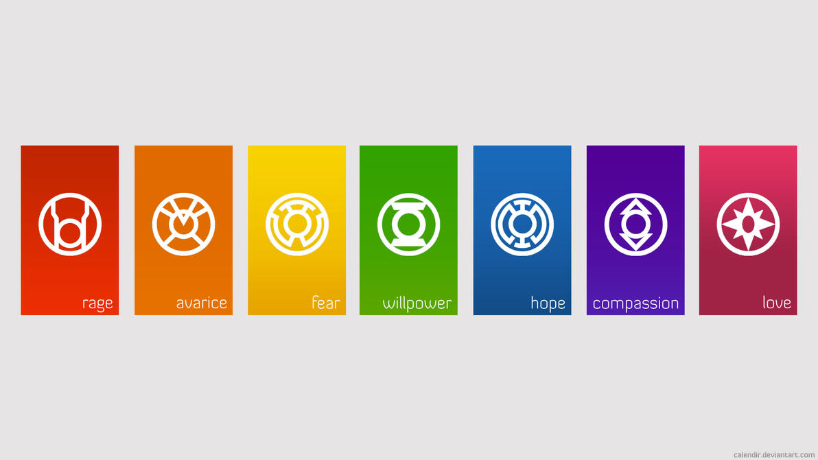 The Emotional Spectrum Symbols by Calendir on DeviantArt