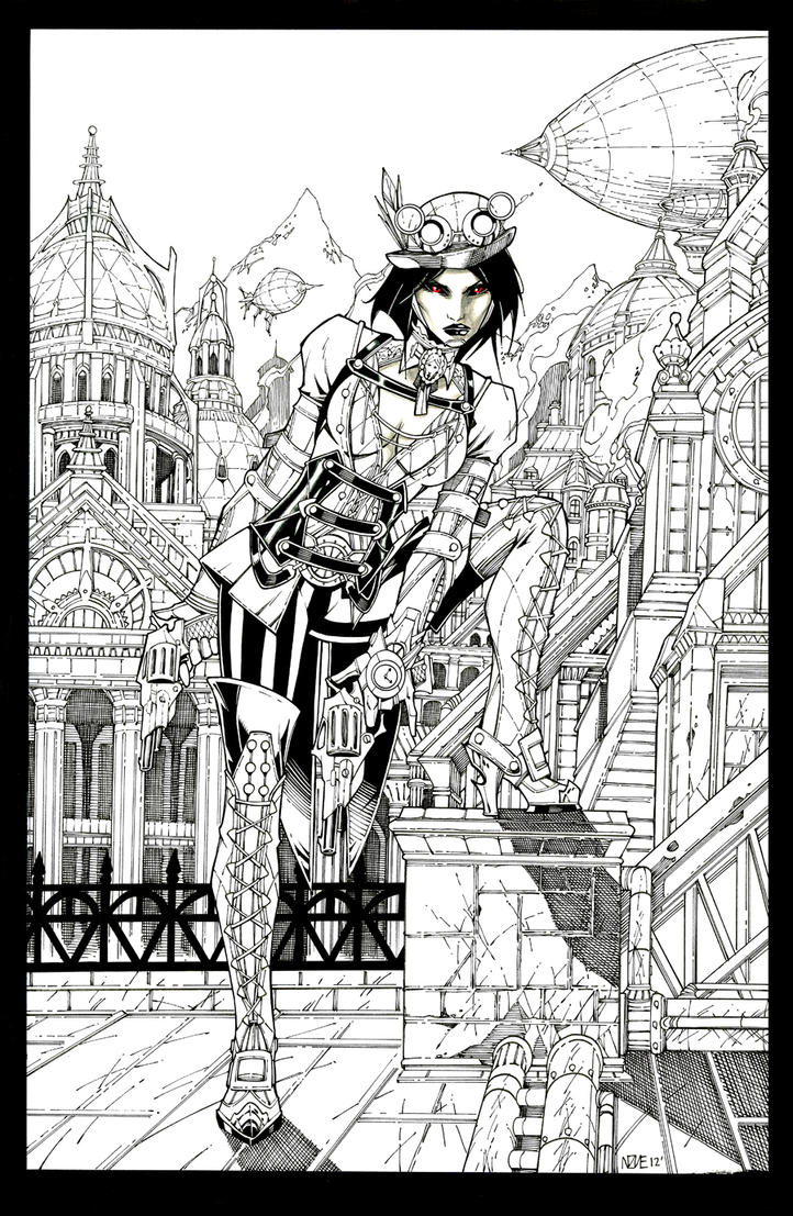 lady mechanika coloring pages - photo #29