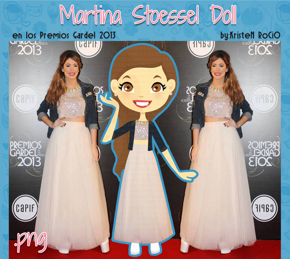 Martina Stoessel Doll (Premios Gardel 2013) by RoohEditions