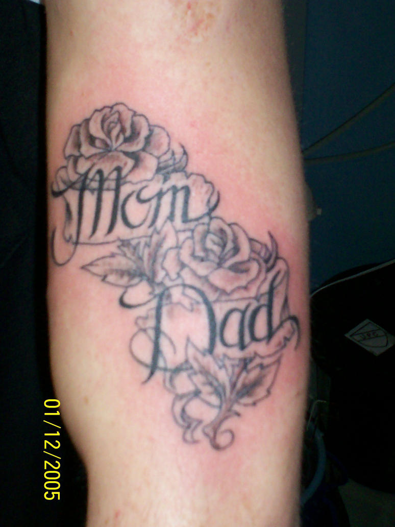 Mom and Dad Tattoo Designs