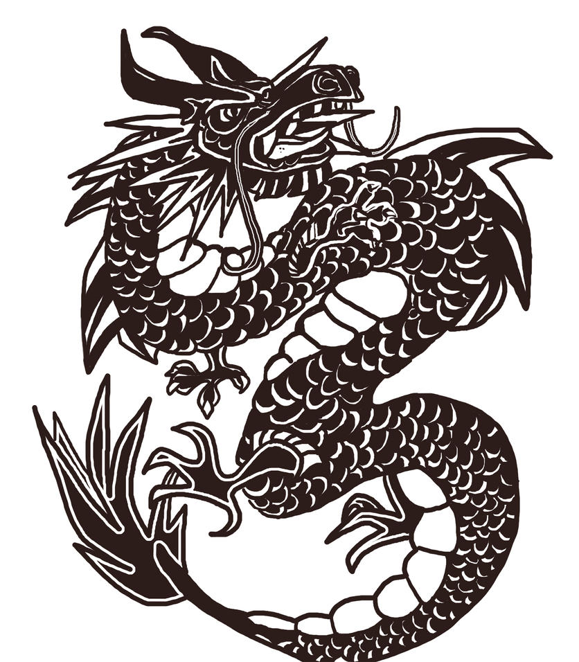 gold dragon tattoo