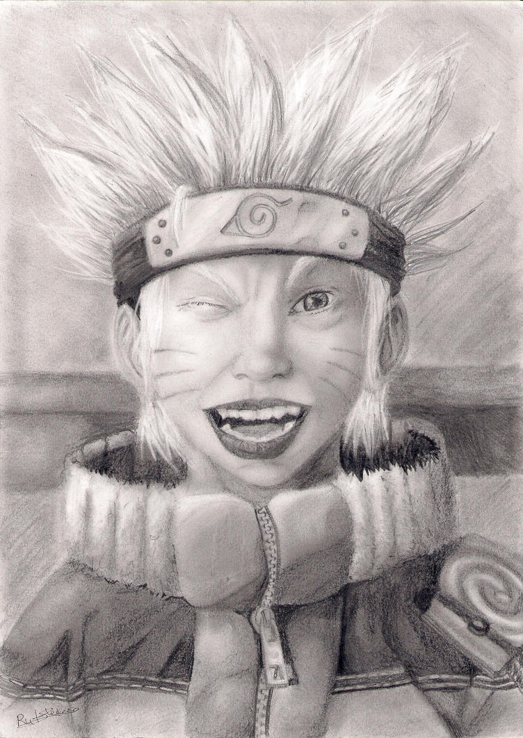 realistic portrait Naruto by LadyBlueDandelion on deviantART