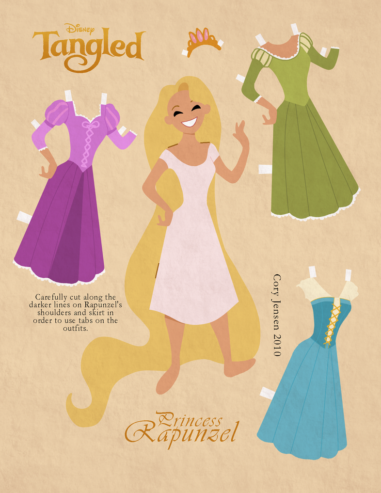 Dolls de las Princesas Disney para imprimir