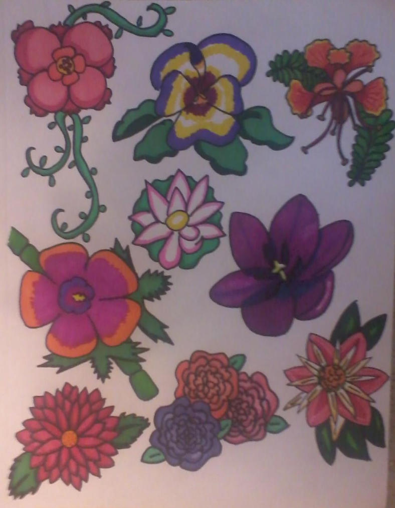 Page of Tattoos 3 | Flower Tattoo