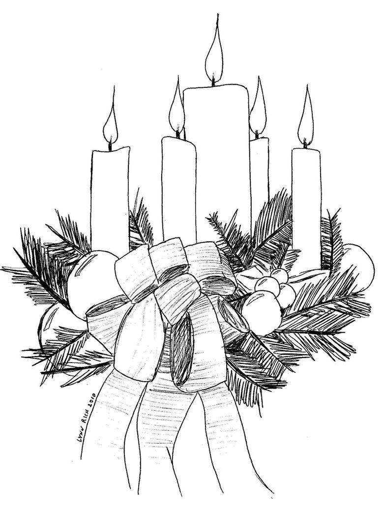 Advent Wreath Template