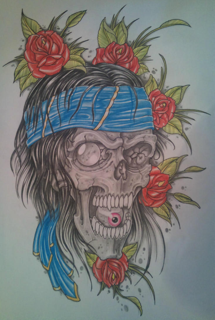 Skull And Roses 2011 | Flower Tattoo