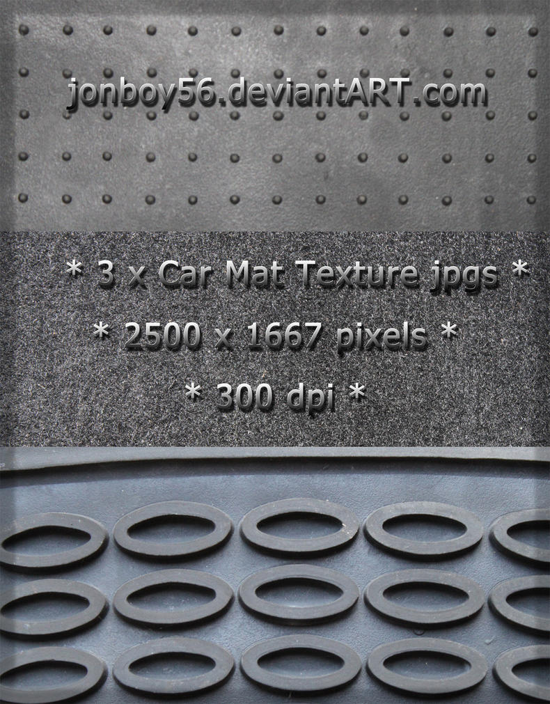 Car Mat Textures Stock by