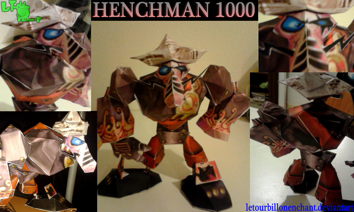 Henchman 1000 Papercraft