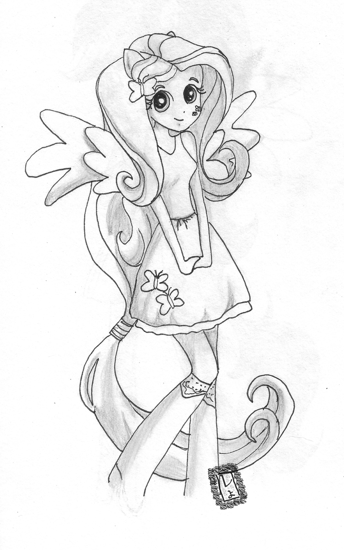 My Little Pony Equestria Girls Rainbow Dash Coloring Pages