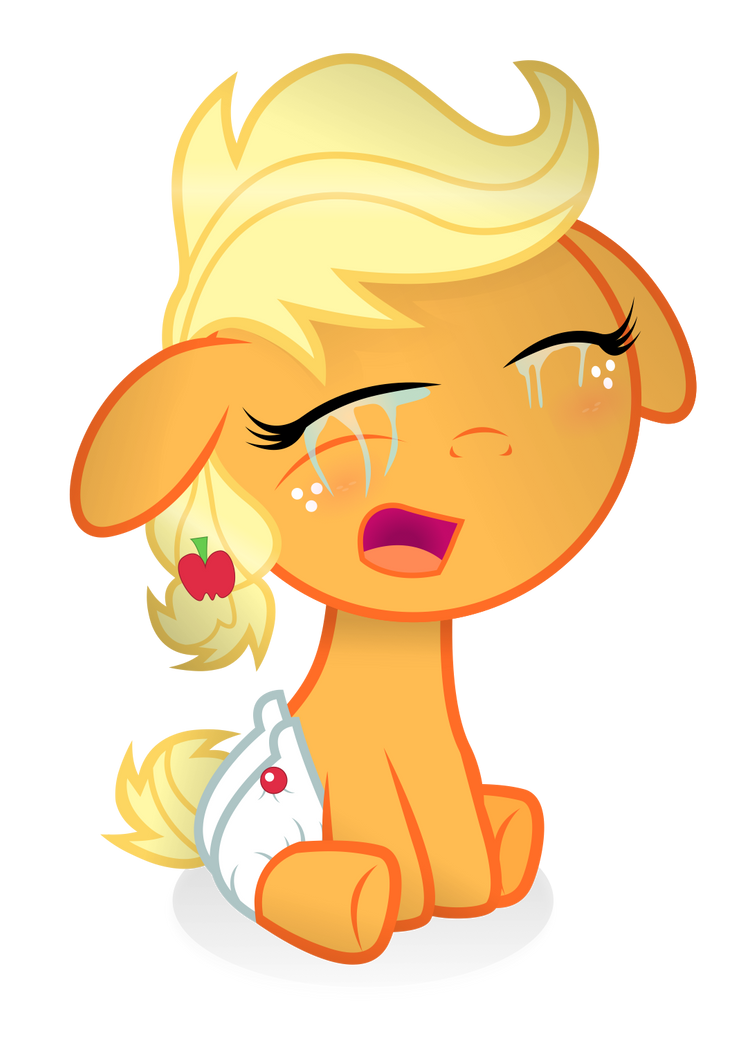 crying_foal_applejack_by_coltsteelstallion-d6qp2fe.png