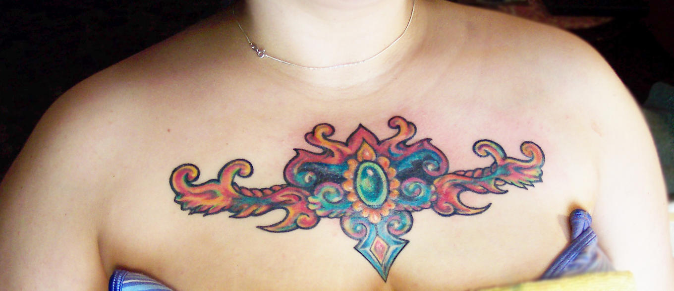 Chest COver Up - chest tattoo