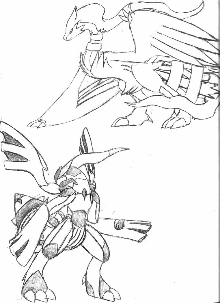 zekrom and reshiram coloring pages - photo #23