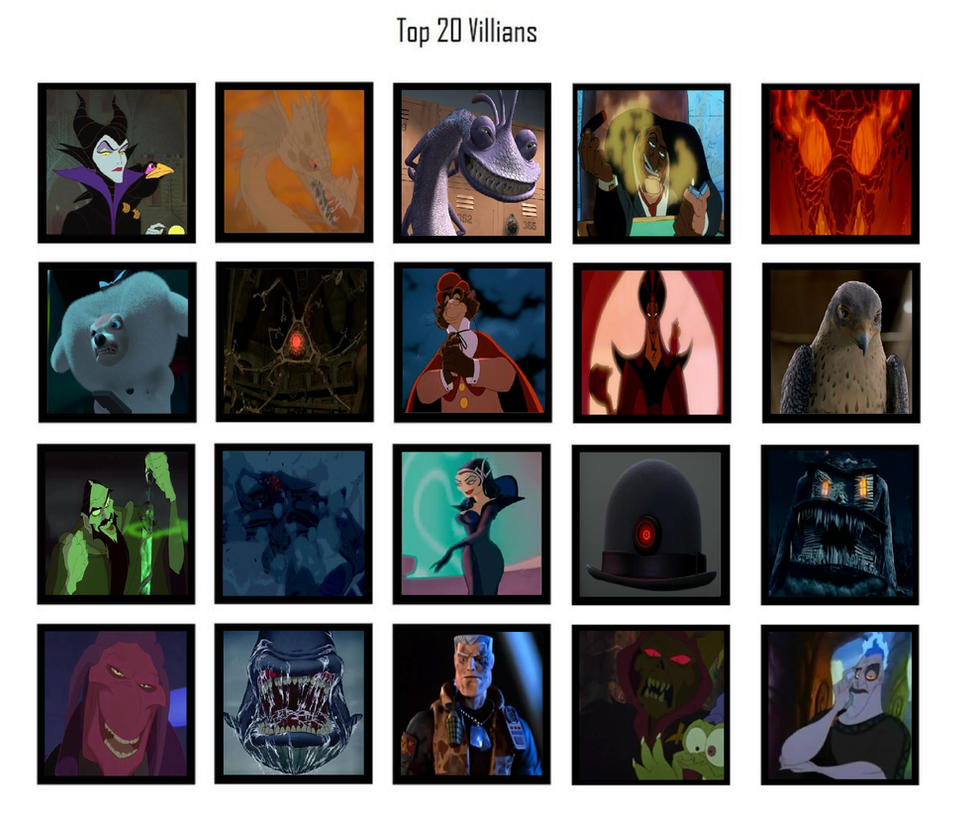 Favorite Disney and animate villains by DarkMythicPsychicCat on DeviantArt