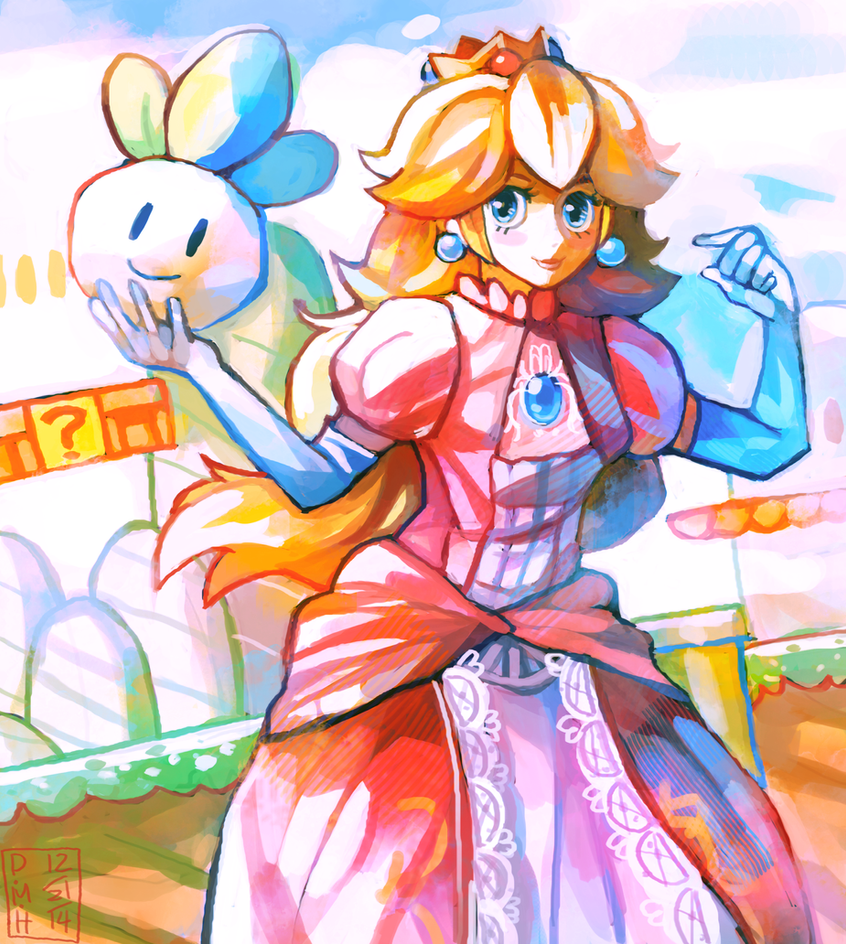 Princess Peach by LadyKuki