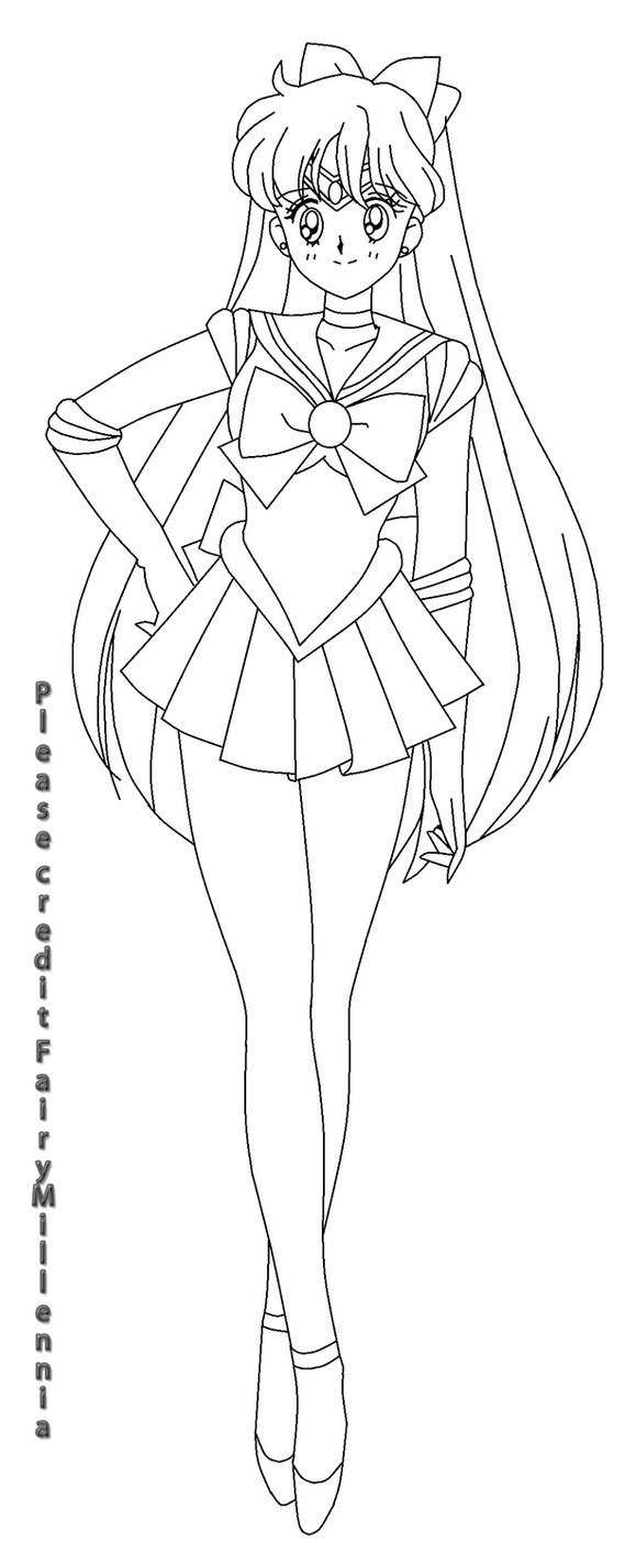 sailor venus manga coloring pages - photo #18